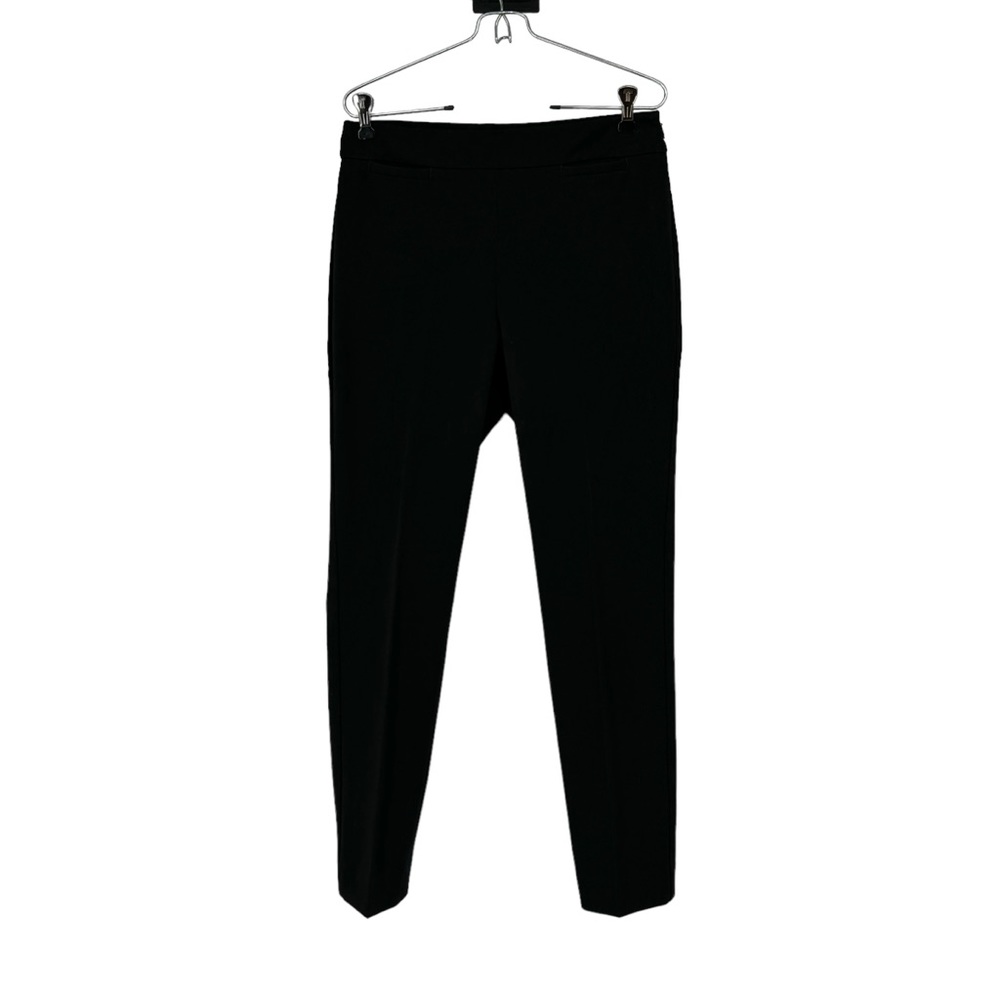 Talbots Size 4 Petite Black Polyester/Viscose/Spandex Refined Bi-Stretch Pants